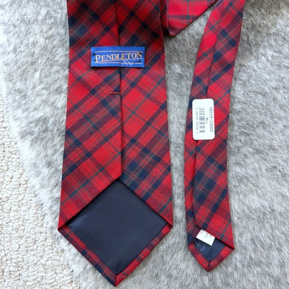 NWOT Pendleton Wool Plaid Tie - Picture 7 of 10